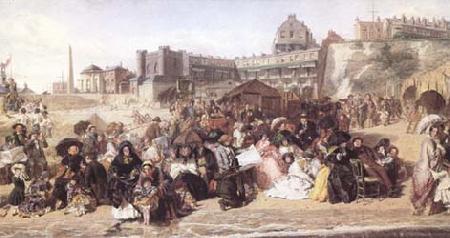 William Powell  Frith Ramsgate Sands 'Life at the Seaside' (mk25) oil painting image
